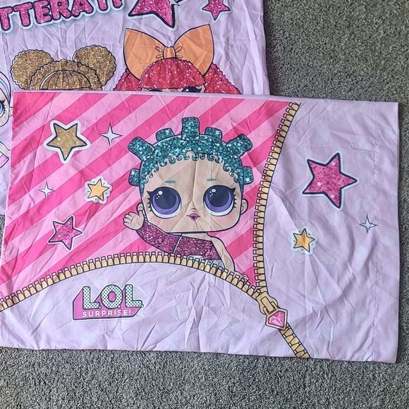 Like New! Pair of L.O.L. Surprise Doll Pillowcases - Picture 5 of 5